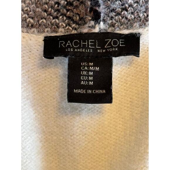Rachael Zoe medium Cream Open Front Aztec Southwestern Style Cardigan/Sweater - Picture 9 of 11